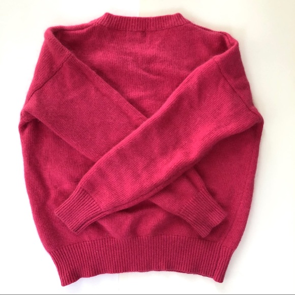 SOLD Fuchsia Wool Sweater - Picture 5 of 6